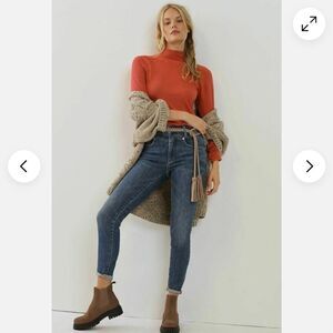 Anthropologie Pilcro Iris High-Rise Skinny Jeans
